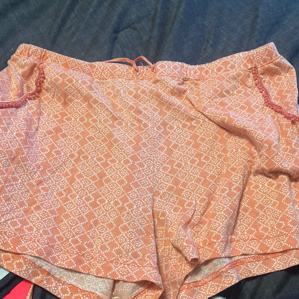 pink sleeping shorts size medium